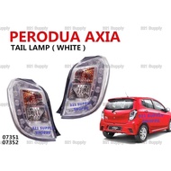 PERODUA AXIA SE 14-19 TAIL LAMP ALBINO // TAIL LIGHT LAMPU BELAKANG BACK CLEAR WHITE PUTIH READY STO