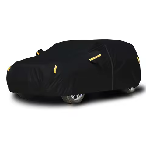 Universal SUV Car Cover Outdoor Protection Waterproof Dustproof UV Suitable for Sedan Dust Cover Bla