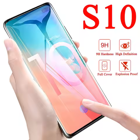 Protective Armor On For Samsung Galaxy S 10 Plus S10E Screen Protector For Samsumg s10E Light S 10 5