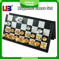 Chess Set Folding Magnetic Travel For Kids Or Adults Chess Board Game Mainan Catur Kanak Kanak & Dew