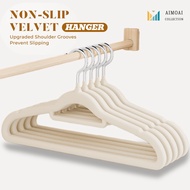 50PCS Non-slip hanger Velvet hanger set Colthes hanger Premium Durable Anti-Distortion Hanger 10/20/