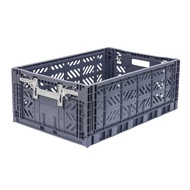 土耳其Aykasa折疊收納籃(L)-紳士藍