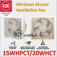 KDK Window Mount Ventilation Fan/ 15WHPCT/ 20WHCT/ Strong And Reliable