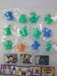 懷舊絕版 筋肉人 SD KINNIKUMAN PART 1 全12隻 單色膠 扭蛋 單色消 未剪件