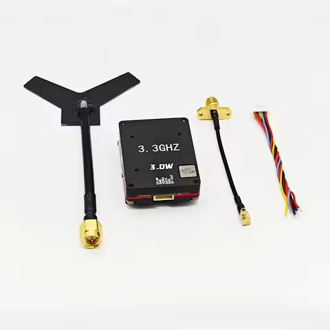 3.3G 3W FPV VTX 16CH 3000mw FPV Video Transmitter For RC FPV Racing Drone Long Range Model Part