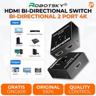 HDMI Switcher HDMI 2 in 1 Out BI-Directional 2 Port 4K HDMI Bi-directional Splitter 4K HDMI Splitter