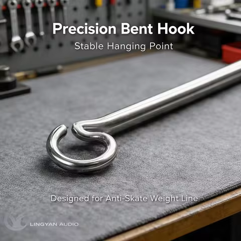 Accurate Geometry Anti-Skate Weight Support For SME 3009/3010/3012, Custom Durable Stainless Steel P