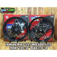 BOM ❈ ❈ X LYNX (Star) CNC MAGS 14S 5 SPOKES YAMAHA MIO I 125 / MIO SOUL I 125 (100% THAILAND Ma