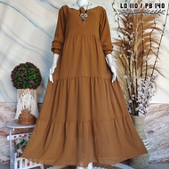 Gamis Kerah Korea / Gamis Seruti Renda Kerah