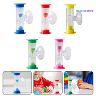 [MCC]✌Hourglass Timer 3 Minute Hourglass Sand Timer with Suction Cup Durable Sandglass for Kids Game