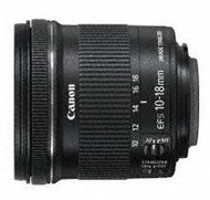 【日產旗艦】CANON EF-S 10-18mm F4.5-5.6 IS STM 公司貨 廣角鏡 (可加購保護鏡/遮光罩