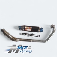 EXZOS RL RED RACING EXHAUST 50 INLETLEO FULLSET VIKION SONIC MX 135 SATRIA FU Etc.