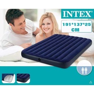 (INTEXแท้💯)ที่นอนเป่าลม INTEX Classic Downy Airbed ที่นอน ที่นอนปิคนิค เบาะรองนอน เบาะลม ที่นอน 2.5 3.5 4.5 5  ฟุต ที่นอนสูบลม