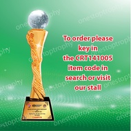 CRT141005 - Crystal Trophy - Crystal Resin Award