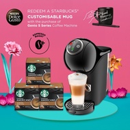 NESCAFE Dolce Gusto Genio S Plus Automatic Coffee Machine With 3 Box Starbucks Capsules (Black)