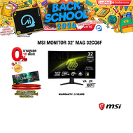 [ผ่อน 0% 10 ด.]MSI MONITOR 32" MAG 32CQ6F(VA 2K 180Hz)/ประกัน 3 Years