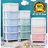 HOMIEE Nordic Drawer Storage Cabinet Box Cloth Baju Almari Perabut Furniture Kid Kitchen Simpanan Ba