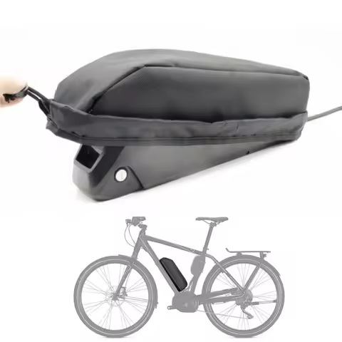 Ebike Battery Cover, Waterproof Dustproof Ebike Battery Protective Cover for Hailong EBike Lithium B