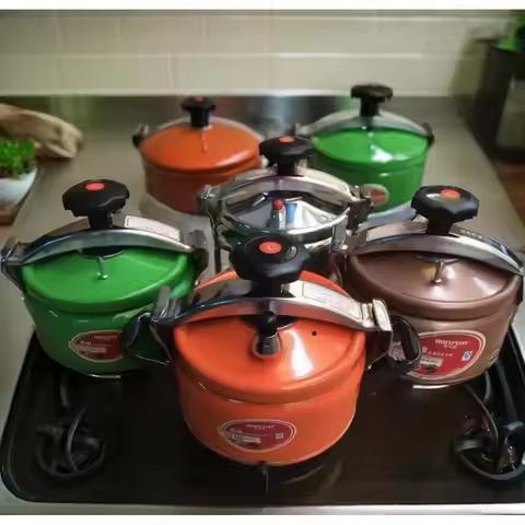 2/3L Kitchen Pressure Cooker Aluminum Soup Pot Portable Cooking Pot Outdoor Camping Cookware For Ind