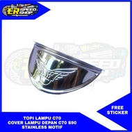 TOPI BATOK LAMPU DEPAN C70 S90 VARIASI BATOK LAMPU DEPAN C70 S90 CAPIL BATOK LAMPU DEPAN C70 S90 TOP