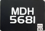 MOTOR NOMBOR PLATE BESI KETUK (TYPE #B) - [PLAT BESI | PLAT ALUMINUM | MOTOR | SUPERBIKE]