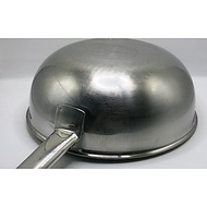 L88 E_delkochen Non-Stick 22cm Stainless Steel Wok Pan