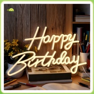 Led Birthday Decoration Happy Birthday Led Light Happy Birthday Neon Sign Usb Powered Led Light Dimm