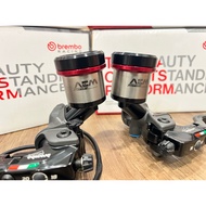 AEM FACTORY TITANIUM FLUID TANK SET FOR BREMBO RCS15 RCS16 RCS17 RCS19CC CORSA CORTA MASTER PUMP BRE