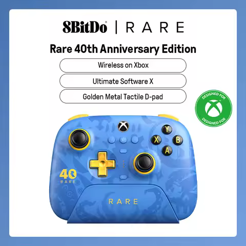 8BitDo Ultimate 3-mode Controller for Xbox, Compatible Windows, Apple and Android - Rare 40th Annive