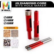 [6MM-16MM] JG DIAMOND CORE DRILL BIT HOLE MAKER SAW DRILL BIT FOR MARBLE GRANITE GLASS TILE CERAMIC 