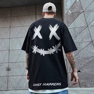 S-7XL 100% Cotton T Shirt Ready Stock Men T-shirts Baju Lelaki Oversized Men's Clothing Plus Size Sh