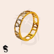 2 Colour Roman Ring/ 22k Gold Rings