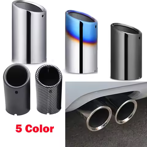Exhaust Tips Muffler Compatible With VW Volkswagen JETTA/SAGITAR/POLO/GOLF 7/Passat/Tiguan For BMW 3