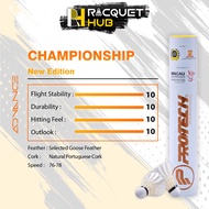 ▲Protech Championship New Edition Badminton Shuttlecocks☞