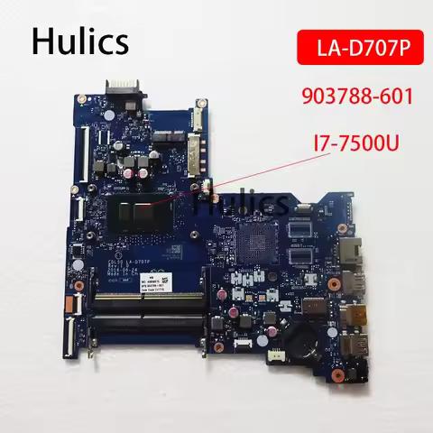 Hulics Used FOR HP Notebook 15-AY 15-AC Series Laptop Motherboard 903788-601 903788-501 903788-001 L