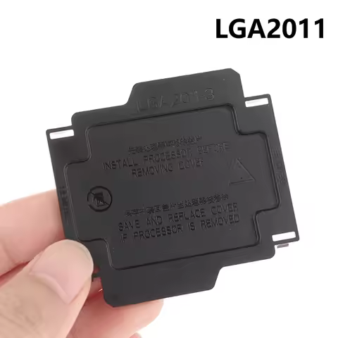 【MK】LGA 2011 Motherboard CPU Socket Protection Shell Black Cover Universal CPU Protection Pin Cover 