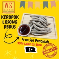 Keropok Losong Rebus Terengganu / Keropok Ikan Terengganu / Keropok Terengganu / Keropok Natrah / Fi