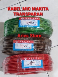 KABEL MIC MAKITA STEREO TRANSPARAN 1 ROLL