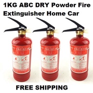 free ship 1KG ABC DRY PORTABLE  Powder Fire Extinguisher Home Car Truck Auto Garage Kitchen Dry Chem