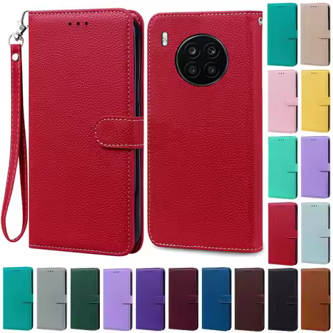 For Honor 50 Lite Case NTN-L22 NTN-LX1 NTN-LX3 Wallet Leather Book Flip Case For Huawei Honor 50 Lit