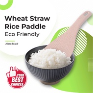 Eco Friendly Wheat Straw Non-Stick Rice Scoop Paddle