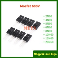 Mosfet 2N60 4N60 5N60 6N60 8N60 10N60 12N60 20N60 600V good quality plastic back