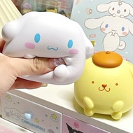 Sanrio Cute Pinch Music Toy Hello Kitty Kulomi Cinnamonroll Pochacco Children's Toys Decompression Squishy Toy