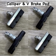 BASIKAL GETAH BREK-BICYCLE CALIPER BRAKE SHOES FOR BMX FIXIE KID BIKE CALIPER BRAKE SHOES