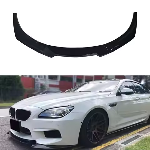 Car Front Bumper Lip Spoiler Diffuser Splitters BodyKit Trim For BMW 6 Series F06 F12 F13 640i 650i 