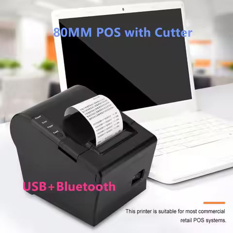 Cheapest Bluetooth Ethernet USB POS 80MM thermal billing receipt printer with auto cutter andorid an