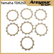 Clutch Friction Plate Kit For Yamaha TDR250 TDR240 TZR250 WR250R YZ125