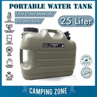25L Portable Water Tank Camping Water Storage Container BPA Free Bekas Air Tangki Air Tong Water Con