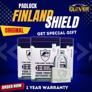 [VERSION 3] PADLOCK FINLAND SHIELD ANTI CUT HIGH GRADE LOCK MOTOR Y15 Y16 125ZR LC135 MT150 RXZ EX5