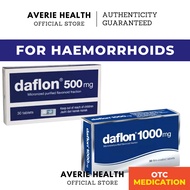 Servier Daflon Tablets 500mg / 1000mg 30s | Treatment Of Acute & Chronic Piles Or Hemorrhoids (Alter